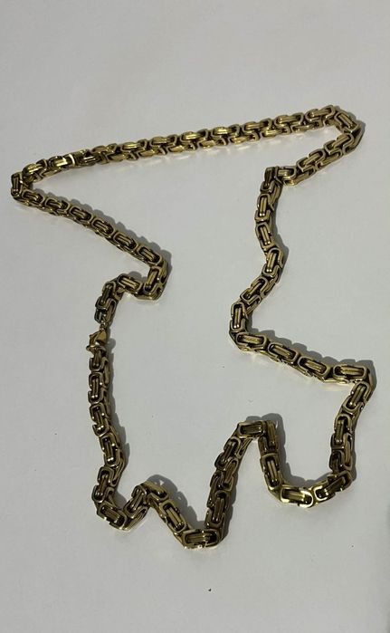 Łańcuch splot królewski pozłacany