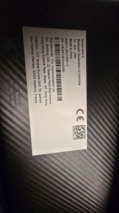 Tablet tcl com teclado