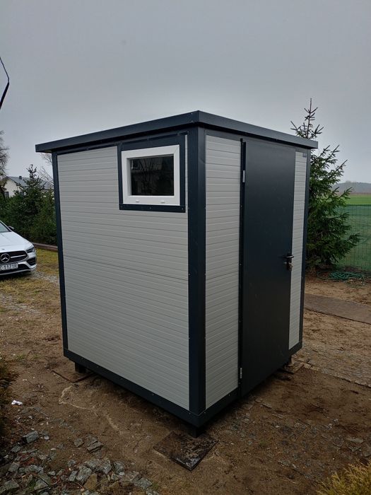 Kontener sanitarny łazienka ogrodowa stróżówki