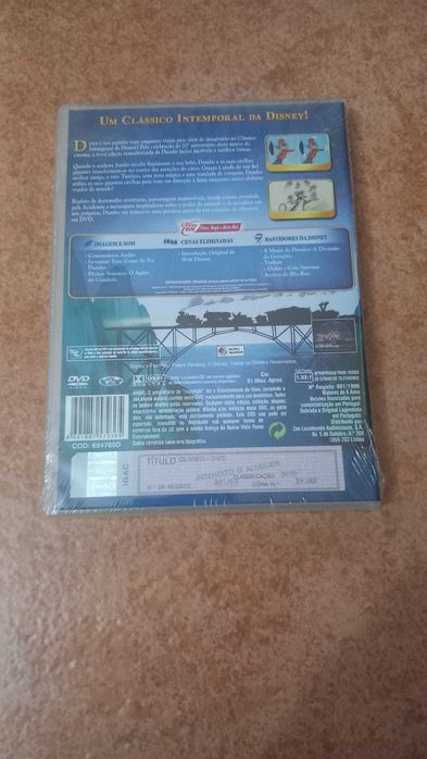 Dvd NOVO  DUMBO Filme Animação SELADO Disney DOBRADO PT Remasterizado