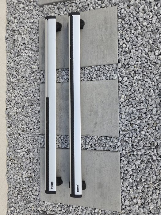 Thule WingBar bagażnik bazowy na relingi + stopy 755-460 - belki aluminiowe 118 cm