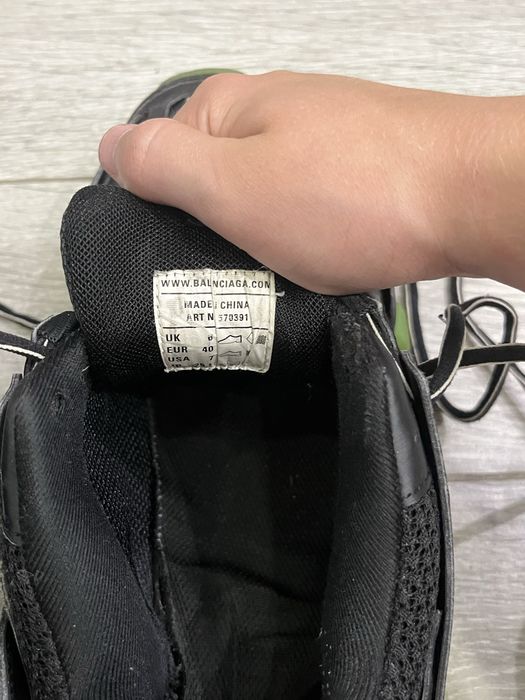 Balenciaga Track 1 Green Black Glow In The Dark (не led)