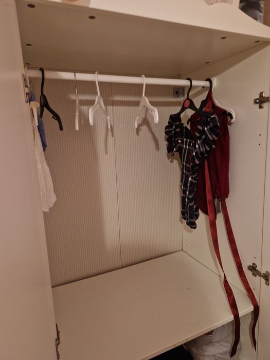 Guarda vestidos criança branco