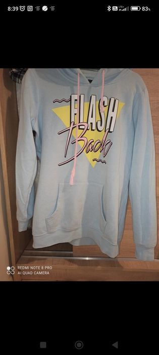 Bluza niebieska Cropp oversize