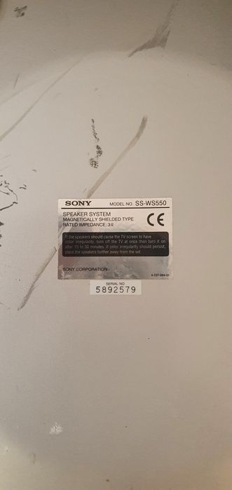 Sony zestaw głośników kina domowego 5.1