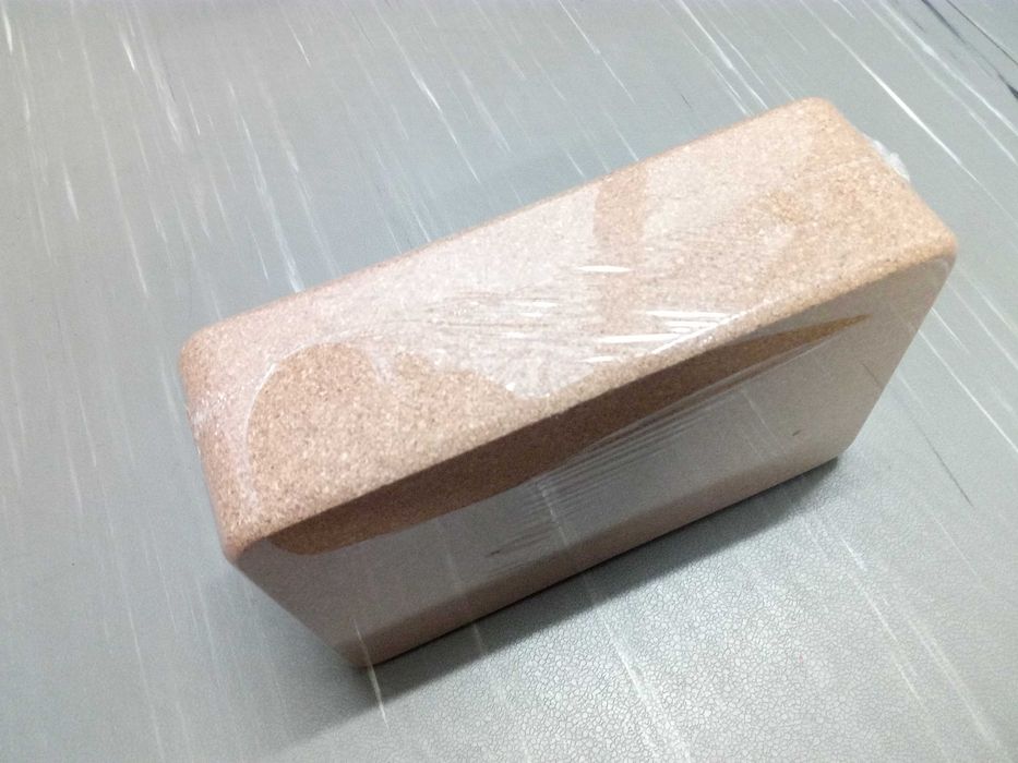 Bloco para ioga, em cortiça