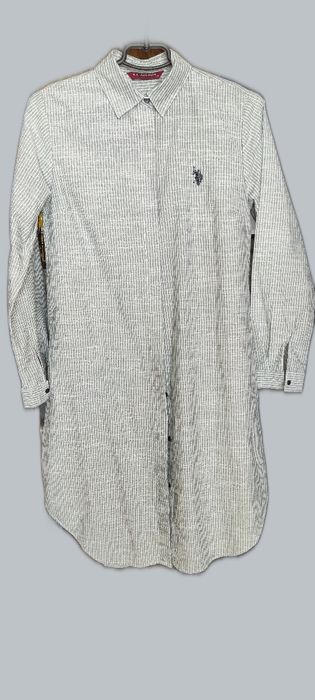 Сукня-сорочка міді u.s. polo assn. m бавовна 100%