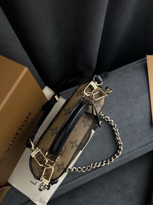 Сумка шкіряна louis vuitton vanity chain poich , луі вітон