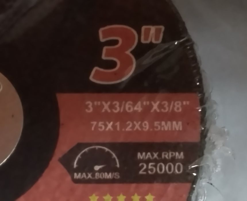 10 Mini discos 75 e 76mm mini rebarbadora