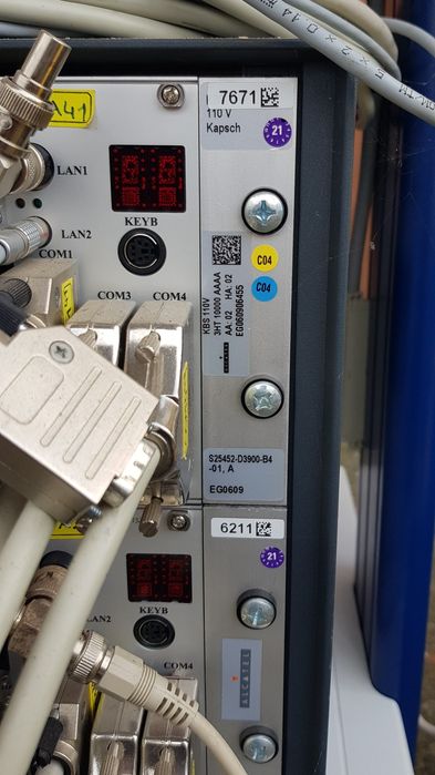 Komputer przemysłowy Thales KBS 110V Kapsch z modułami sterującymi