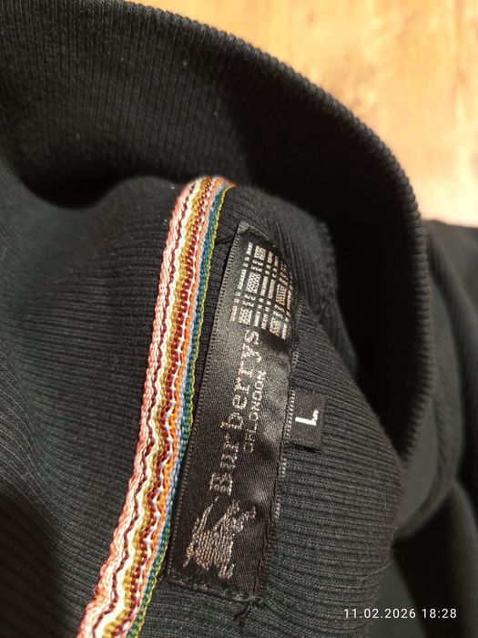 Piękne nowe bawełniane ślimowe bluzy męskie burberry