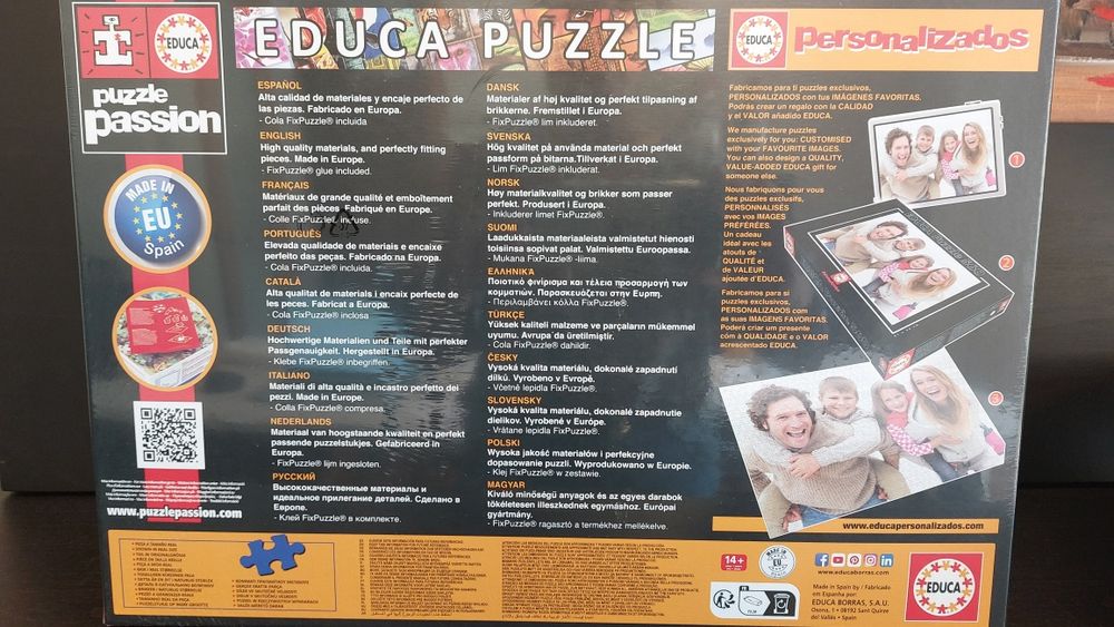 Puzzle Educa 18009 “Italian Fascino” - 2000 peças [NOVO]