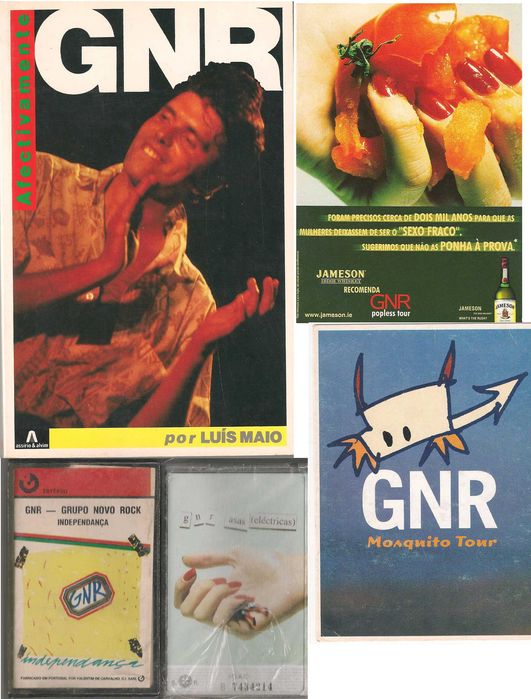 GNR Grupo Novo Rock Twistarte Vídeo Maria In Vivo Vinil CDs Livro