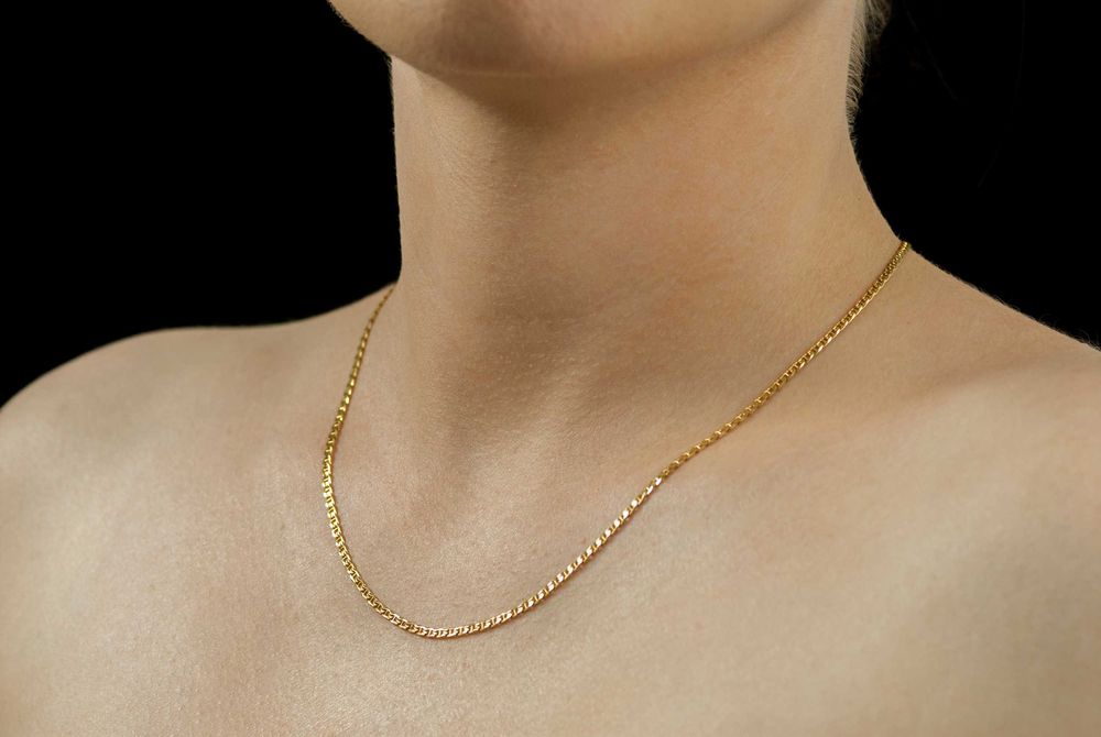 Łańcuszek złoty próba 585 gucci 55 cm