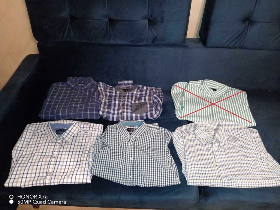 Zestaw koszul męskich M,L Carry, Reserved, Cropp ,Top Secret, C&A