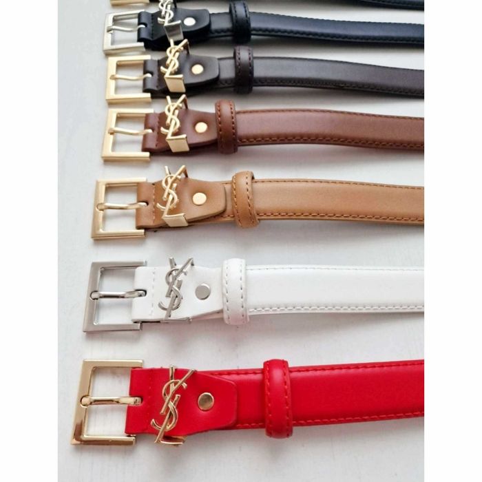 Nowy Pasek Damski YSL kolory Premium Yves Saint Laurent