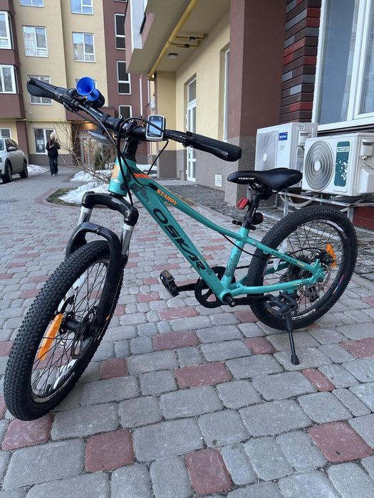 Дитячий велосипед Oskar Starry 20" 10" Бірюзовий