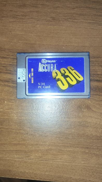 Hayes  Accura 336 PC Card

ACCURA

336

V.34 PC Card

ACCURA

336

V.