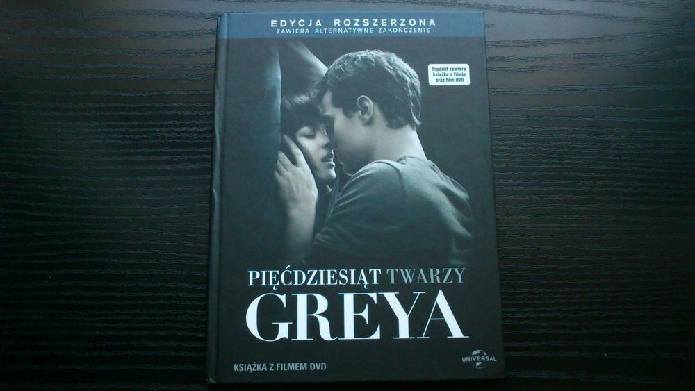 50 twarzy Greya Film DVD książka