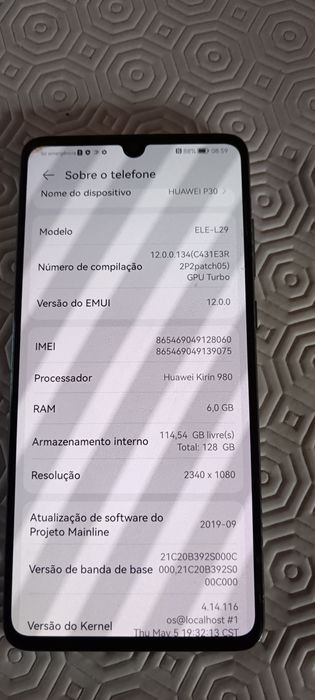Huawei p30 em muito bom estado