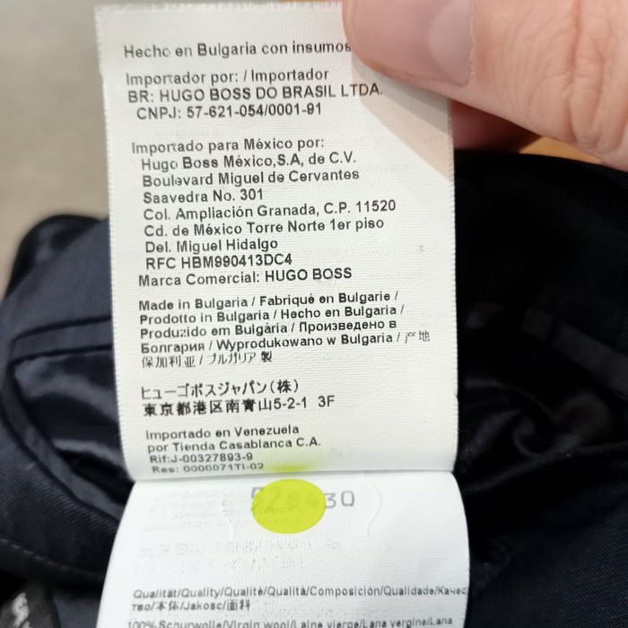 Marynarka wełniana Hugo Boss r. 52