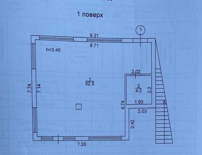 Оренда в центрі міста Ірпінь, 1-й поверх.