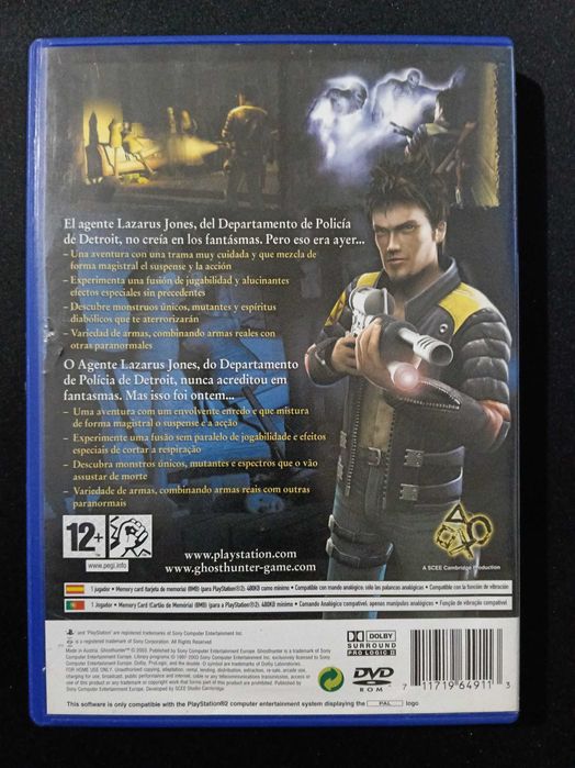 Jogo Ps2 em Português "Ghost hunter"