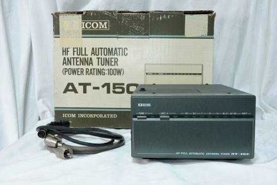 Radioamador vendo Icom at150 antena tuner automático HF 200W pep HF 4 antenas