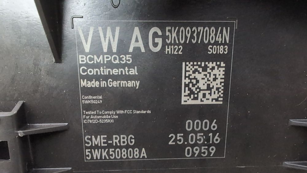 Блок комфорту BCM для Volkswagen Tiguan 2012-2017