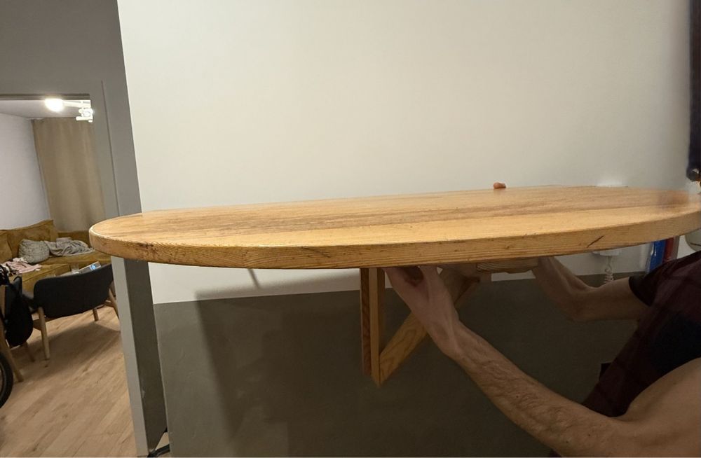 Stół ścienny, składany