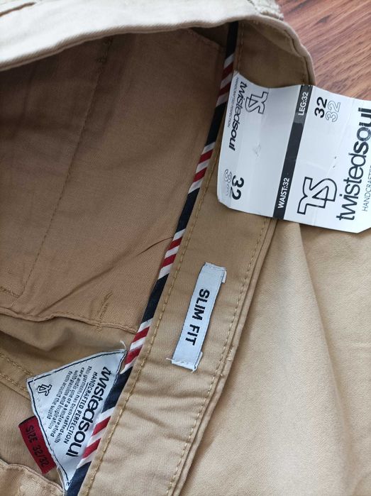 Spodnie Twistedsoul slim fit rozm 32/32 Nowe