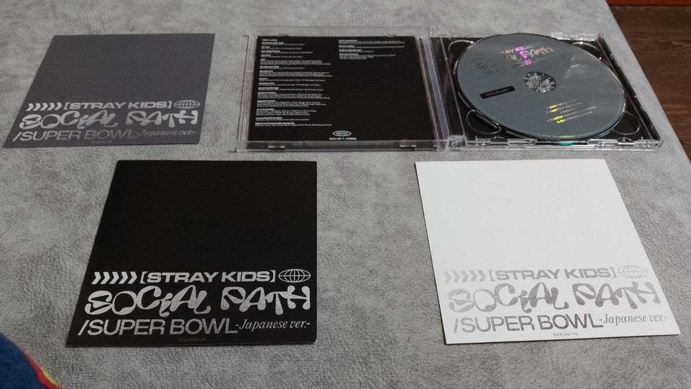 stray kids - social path. cd + blu-ray с открытками, япония, новый
