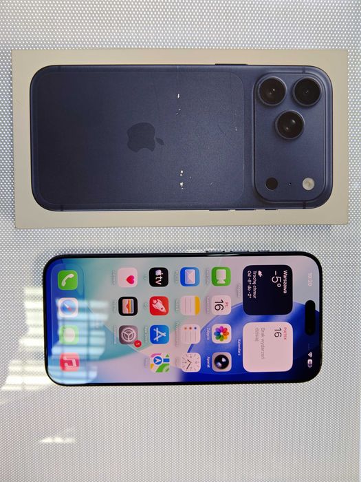 iPhone 17 Pro Max Deep Blue 512 GB Stan Idealny Kondycja Baterii 100%