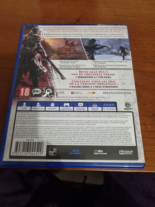 Jogo ps4 assassin's creed  rogue