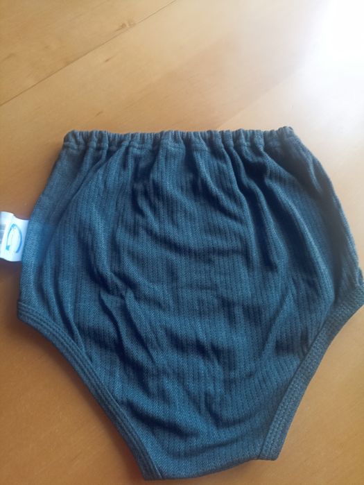 Męskie, ciepłe, popielate, slipy męskie XL