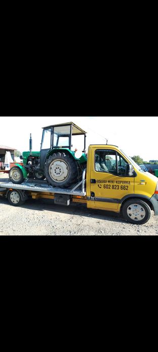 Pomoc Drogowa \ Autolaweta 24H/7 /, oraz usługi Minikoparką.