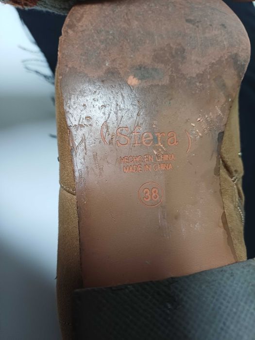 Botas castanhas Sfera Nº38