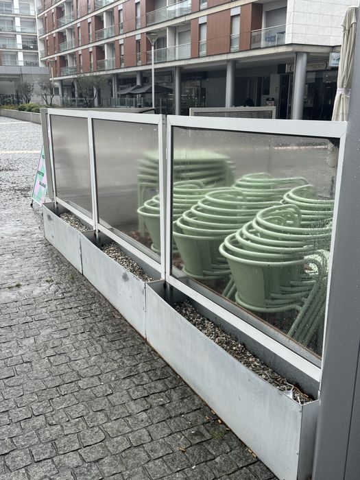 Separador esplanada canteiro