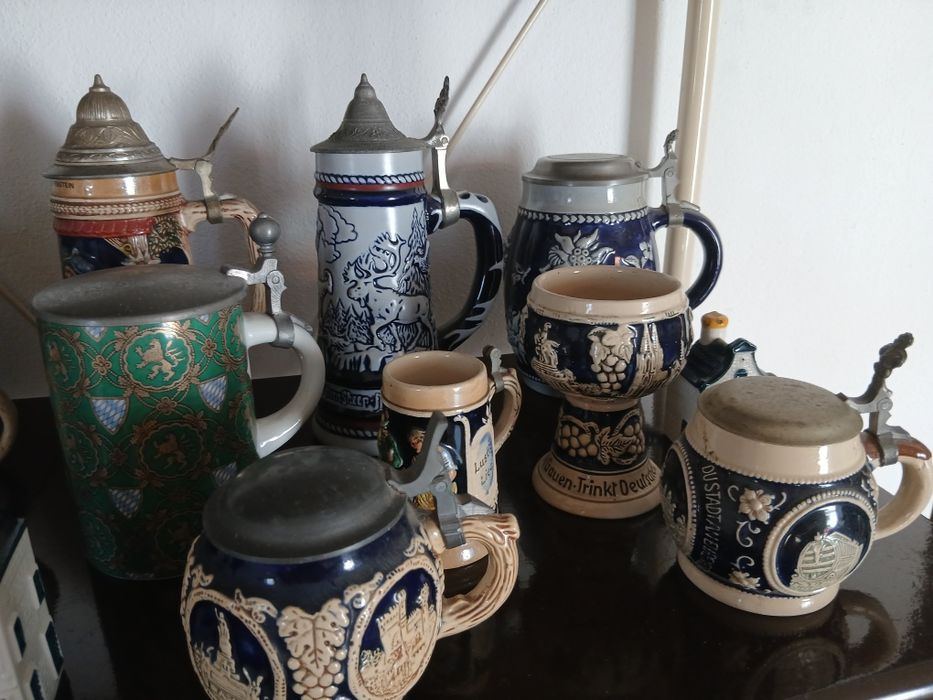Conjunto de coleção de canecas Alemãs