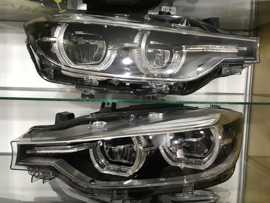 Фари бмв F30 LED Shadow line USA