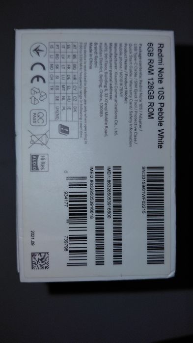 Телефон  Redmy Note 10S