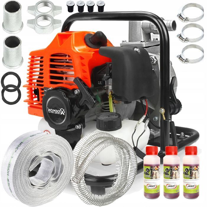 Pompa Spalinowa Do Wody Motopompa 1" Demon 5,2Km Nawadniania Ogrodowa