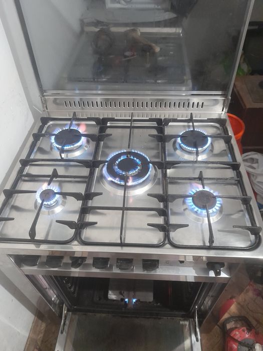 Fogão Tróia semi industrial gás de botija ou canalizado faço a alteração, forno a gás com grill eléctrico