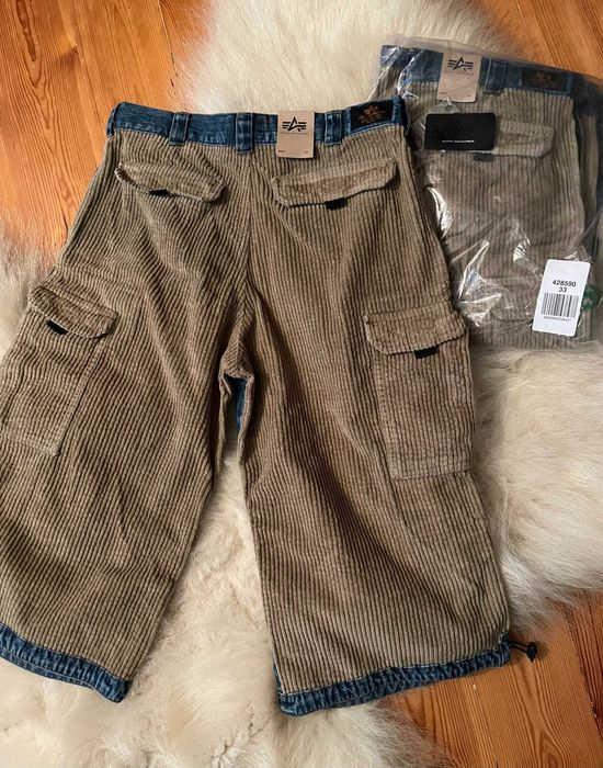 Джинсові шорти | карго | Alpha Industries | оригінал