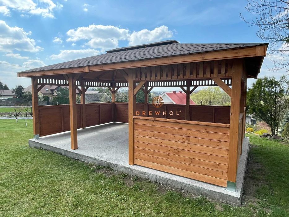 altanka 6x4, altana ogrodowa, wiata drewniana, producent