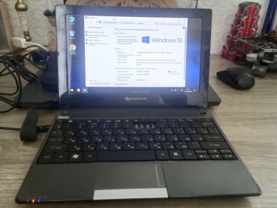 Нетбук Packard bell
