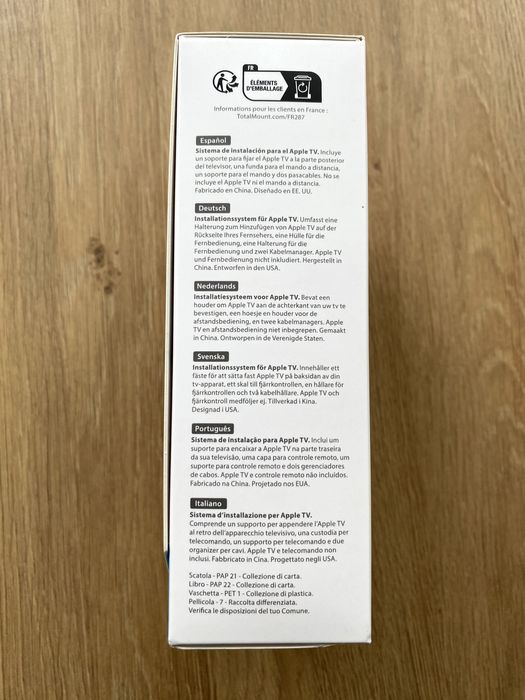 Система інсталяції тримач Apple TV TotalMount Pro до телевізора