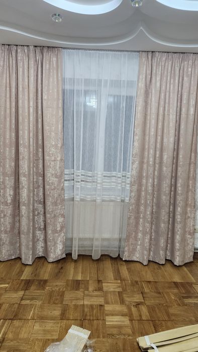 Штори, тюлі..на 2 вікна