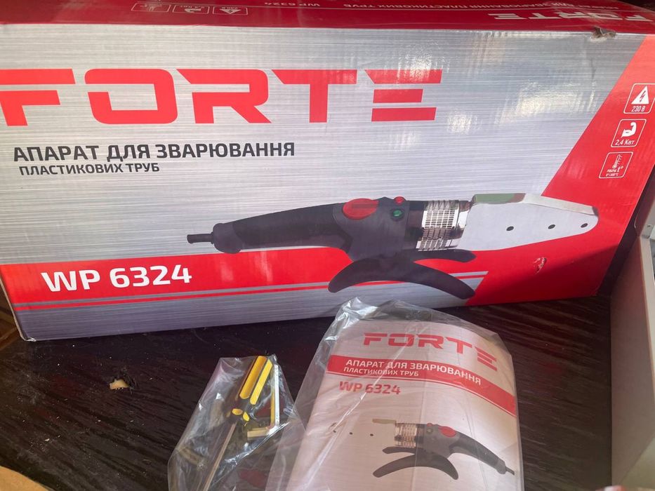 Паяльник для пластикових труб forte wp6324