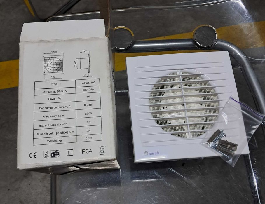 Extrator de Ar WC Novo